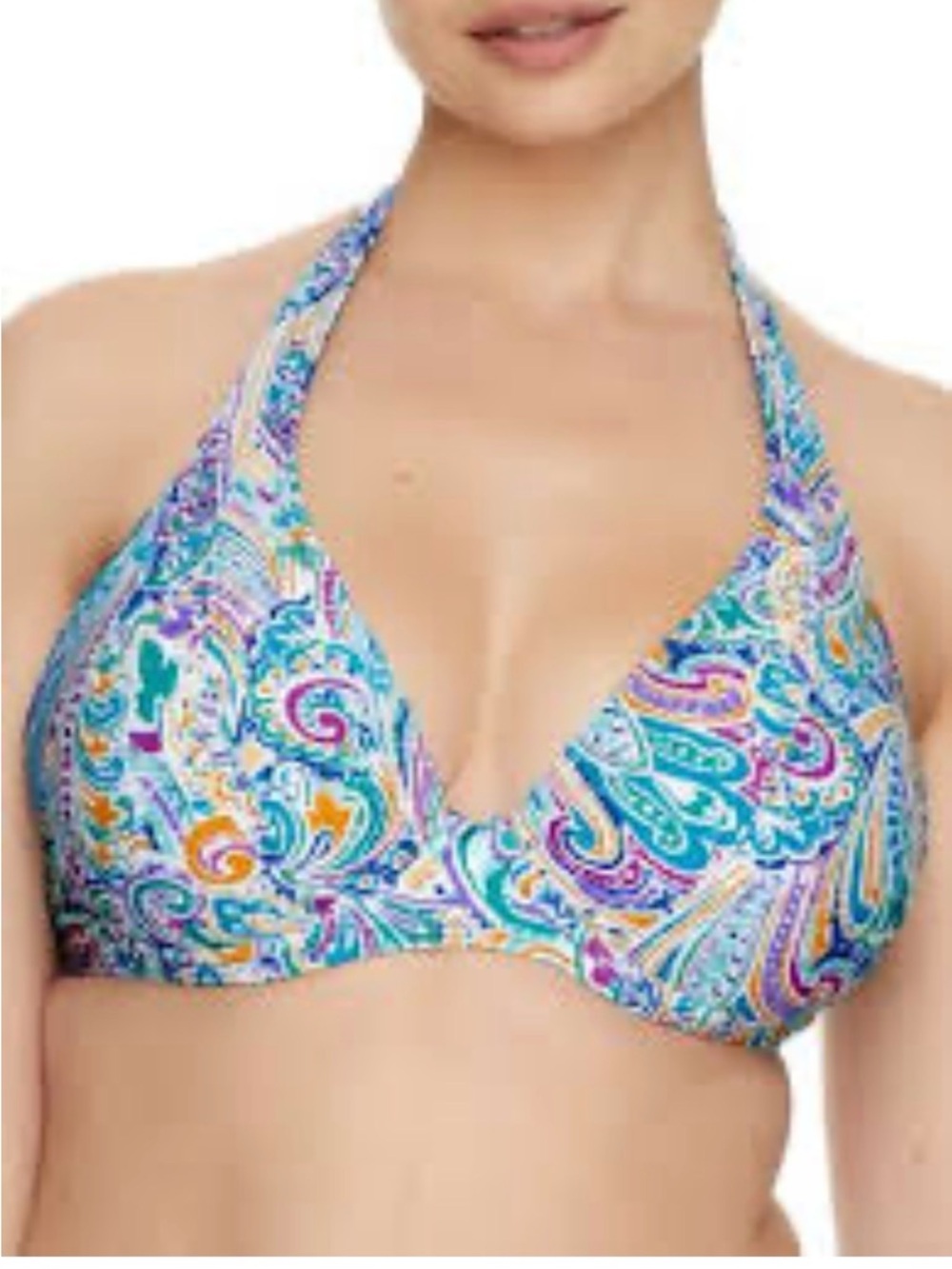 Sunsets 3- piece bikini set . Top is a M, bottoms small and medium